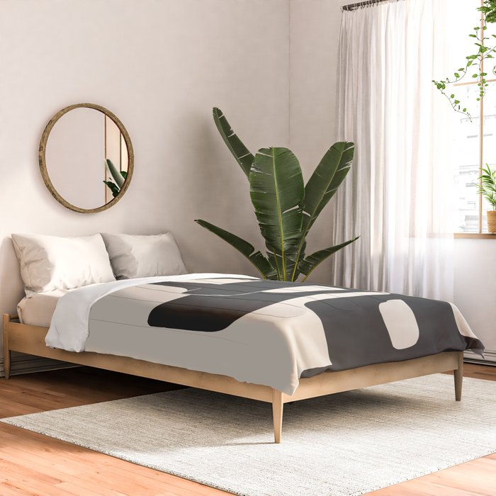 Modern Abstract Shapes 108 Comforter Gallery Image 2