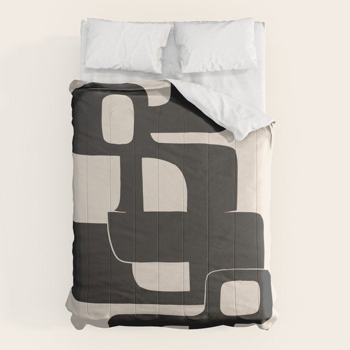 Modern Abstract Shapes 108 Comforter Gallery Image 1