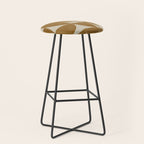 Woodblock Pattern Stool Gallery Image 1