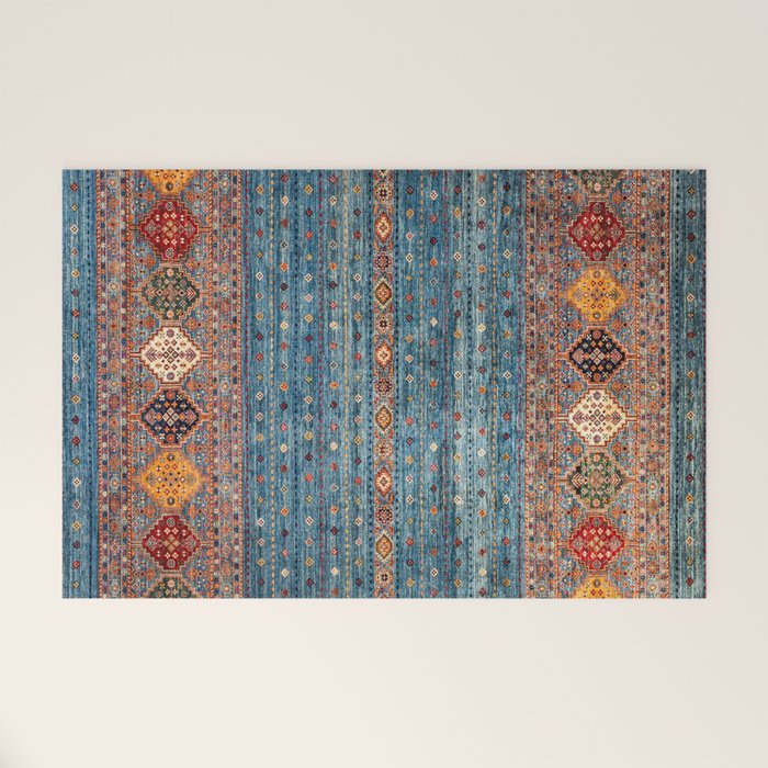 Traditional Vintage Moroccan Carpet Welcome Mat Gallery Image 1