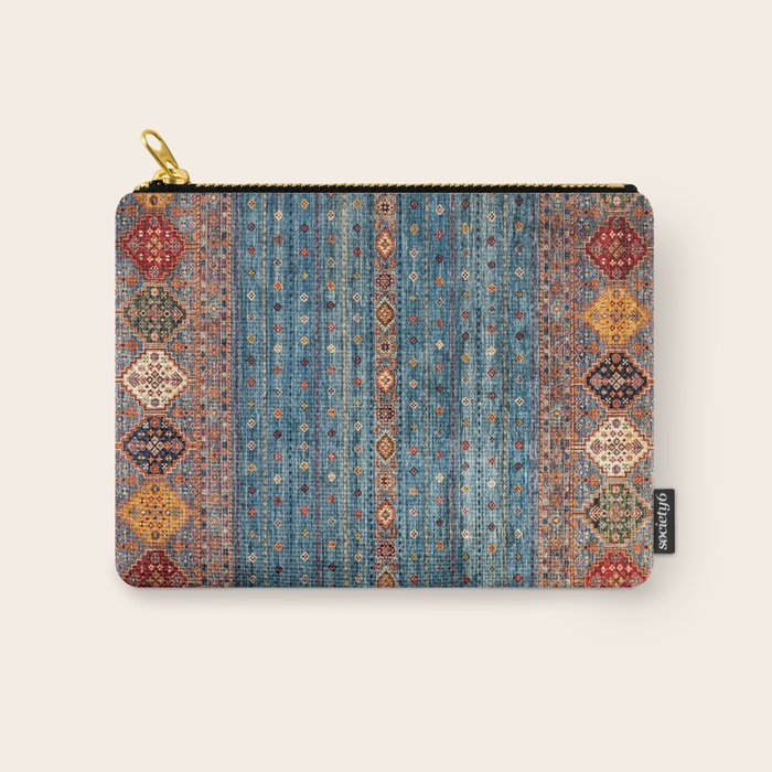Traditional Vintage Moroccan Carpet Carry All Pouch Gallery Image 1