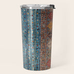 Traditional Vintage Moroccan Carpet Travel Mug Gallery Image 2