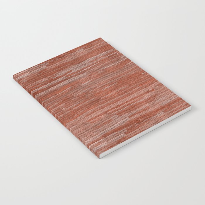 Old Market Textile in Faded Terracotta Notebook Gallery Image 2