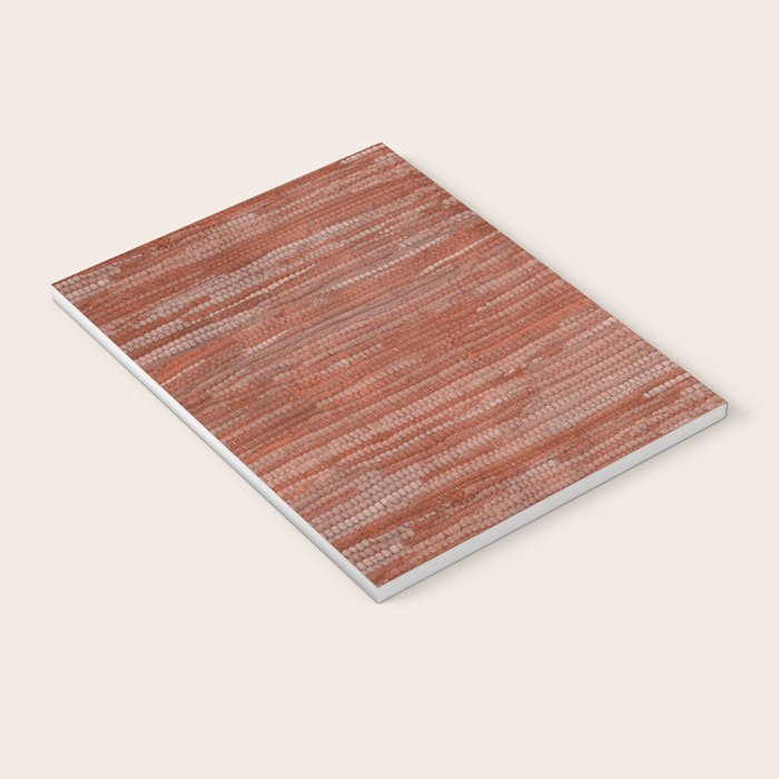 Old Market Textile in Faded Terracotta Notebook Gallery Image 3