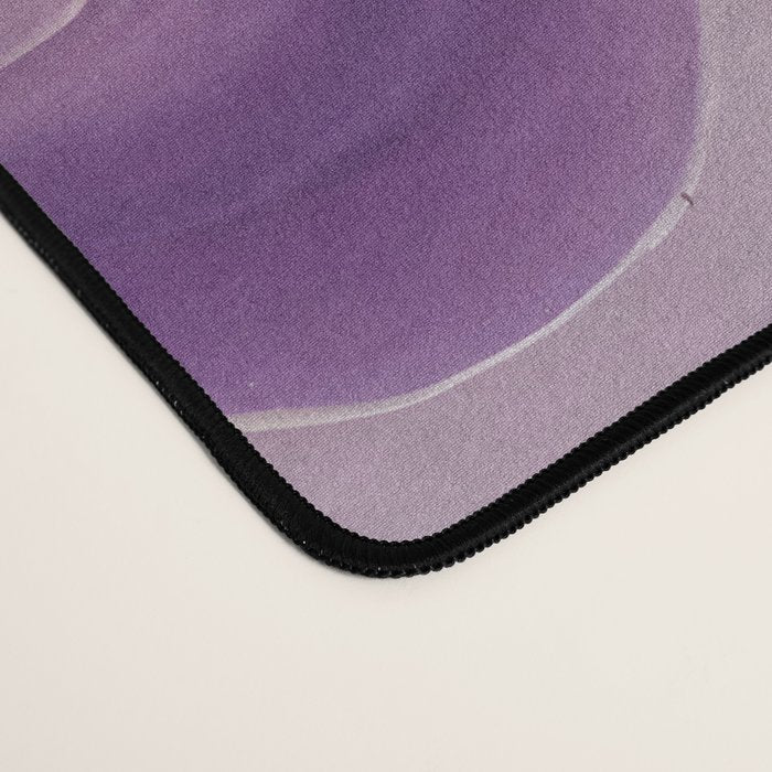 Purple, Teal & Gold Agate, Abstract Texture Nature Pattern, Marble Luxe Eclectic Luxury Stone Rock, Intricate Geometric Bohemian Contemporary Boho Gift Desk Mat Gallery Image 4