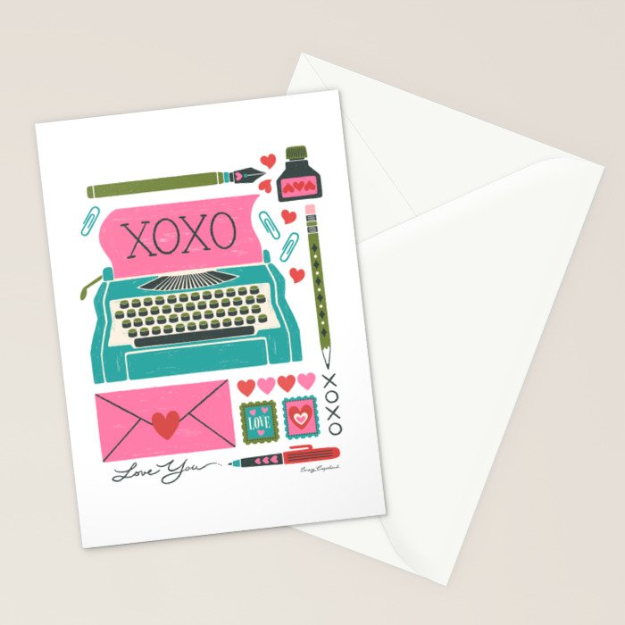 Vintage Mid-Century Stationery Stationery Card Gallery Image 2