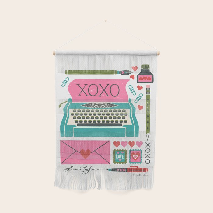Vintage Mid-Century Stationery Wall Hanging Gallery Image 1