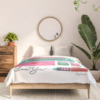 Vintage Mid-Century Stationery Comforter Gallery Image 3