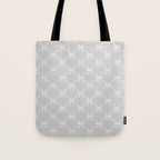 Bows & Ribbons Pattern LX Light Grey Tote Bag Gallery Image 1