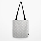 Bows & Ribbons Pattern LX Light Grey Tote Bag Gallery Image 2