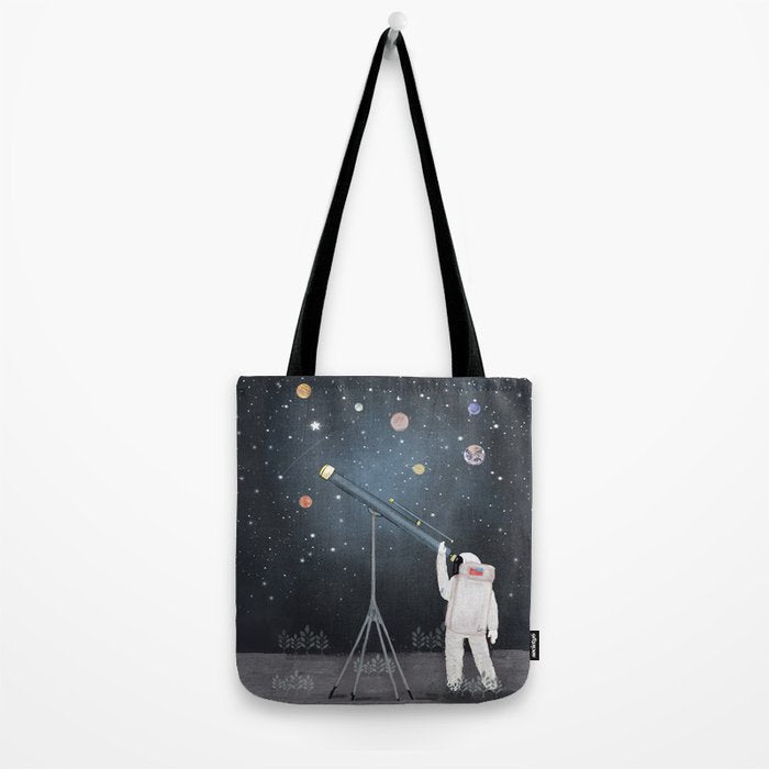 Astronaut Astrology Tote Bag Gallery Image 2
