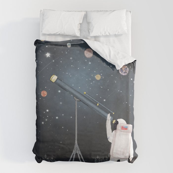 Astronaut Astrology Duvet Cover Gallery Image 6