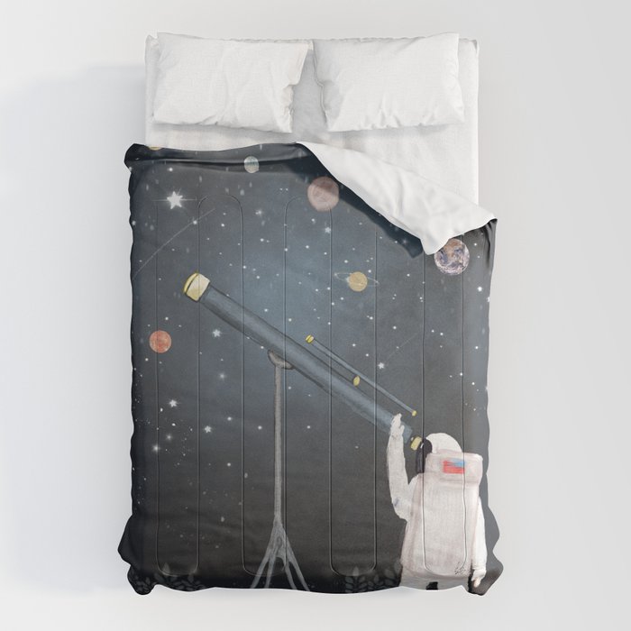 Astronaut Astrology Comforter Gallery Image 1
