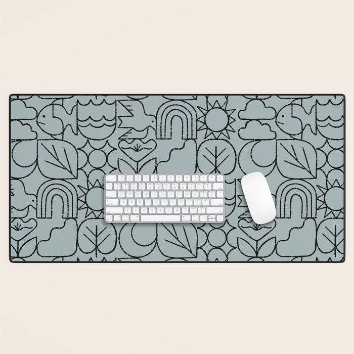 Harmony Grid Desk Mat Gallery Image 1