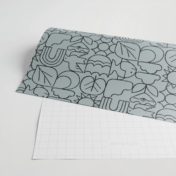 Harmony Grid Wrapping Paper Gallery Image 2