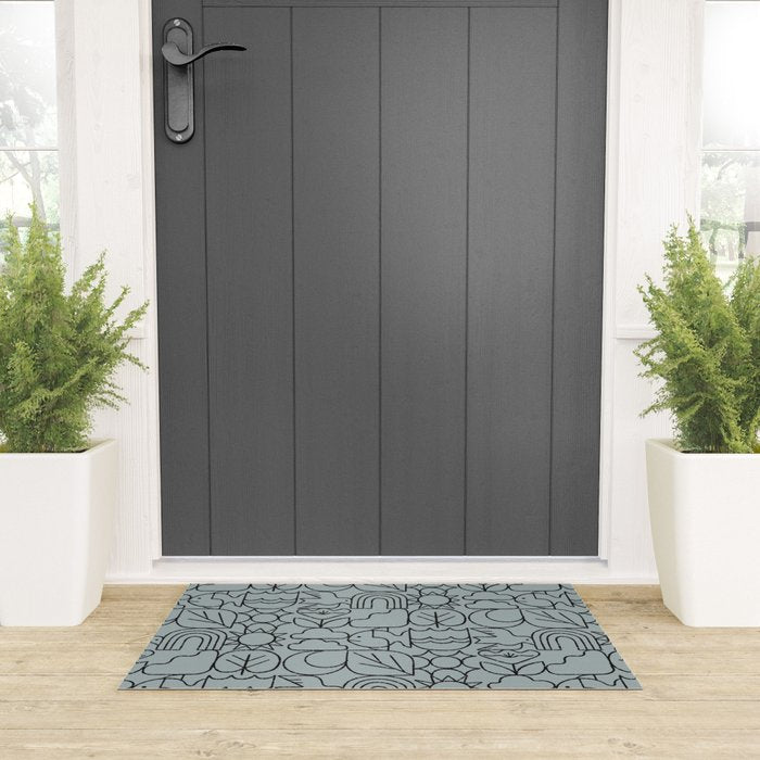 Harmony Grid Welcome Mat Gallery Image 3