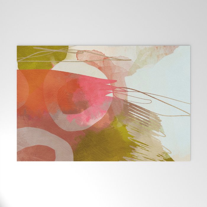 abstract landscape phantasy Welcome Mat Gallery Image 1