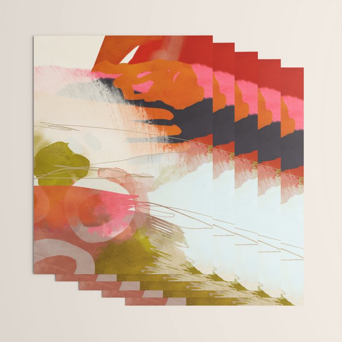 abstract landscape phantasy Wrapping Paper Gallery Image 3