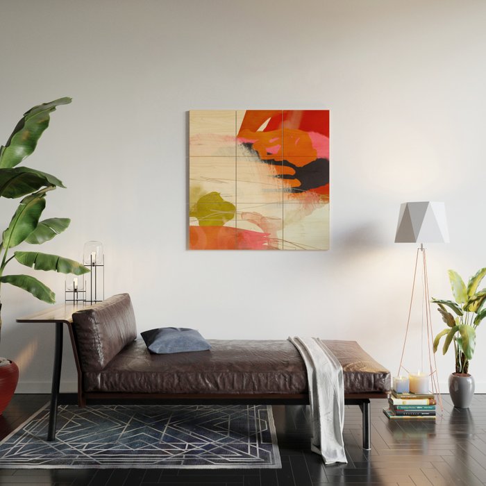 abstract landscape phantasy Wood Wall Art Gallery Image 2