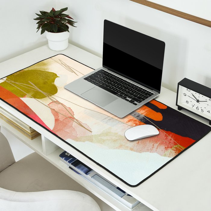 abstract landscape phantasy Desk Mat Gallery Image 2