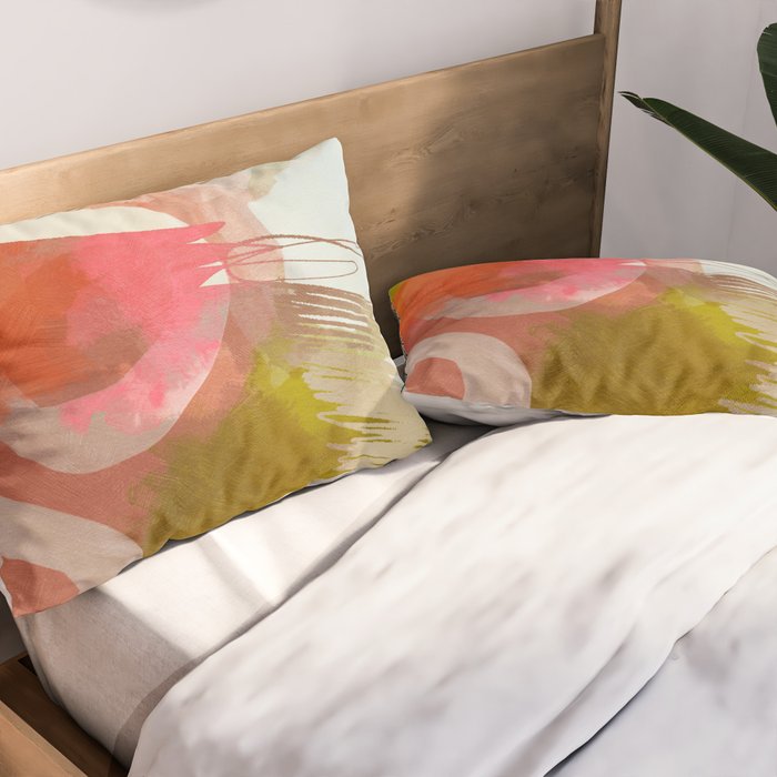 abstract landscape phantasy Pillow Sham Gallery Image 2