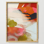 abstract landscape phantasy Serving Tray Gallery Image 1