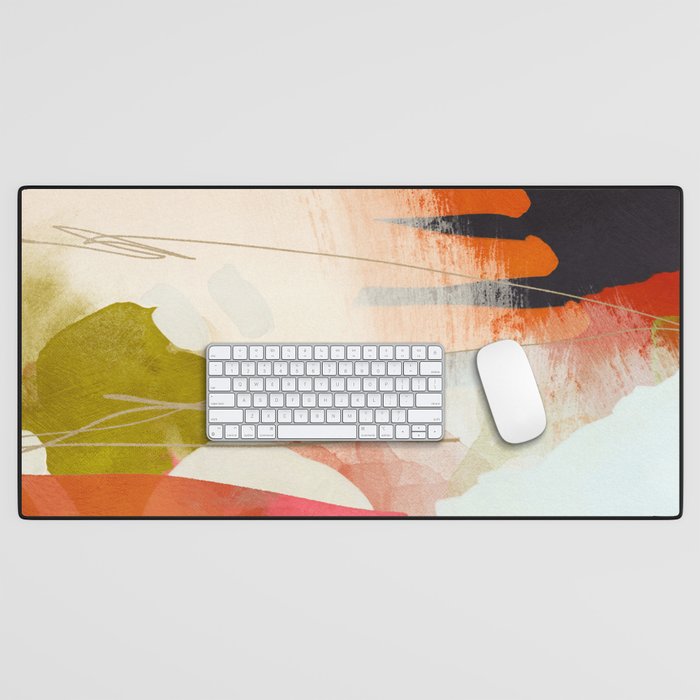 abstract landscape phantasy Desk Mat Gallery Image 1