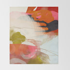 abstract landscape phantasy Throw Blanket Gallery Image 2