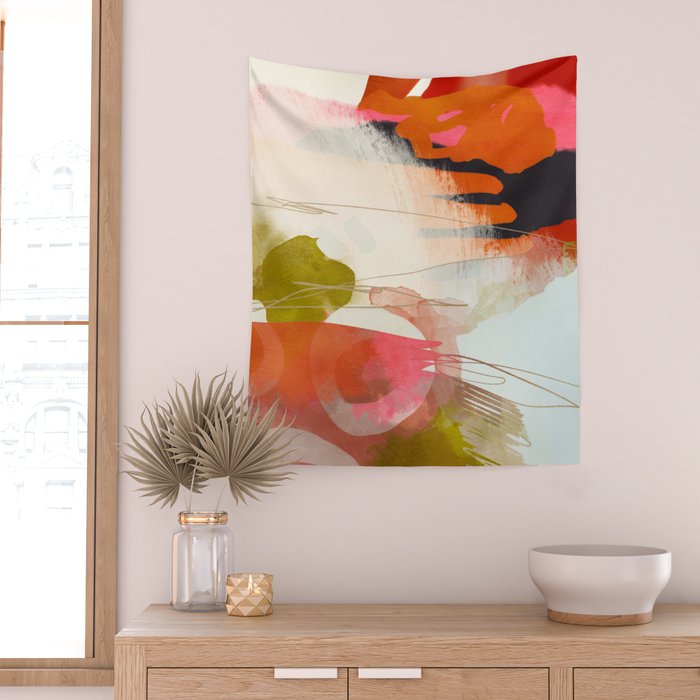 abstract landscape phantasy Wall Tapestry Gallery Image 2