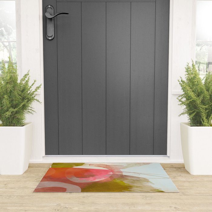 abstract landscape phantasy Welcome Mat Gallery Image 3