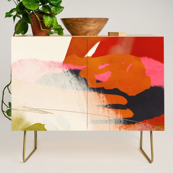 abstract landscape phantasy Credenza Gallery Image 1