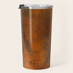 Aesthetic Rust Copper Japandi Art Travel Mug Gallery Image 3
