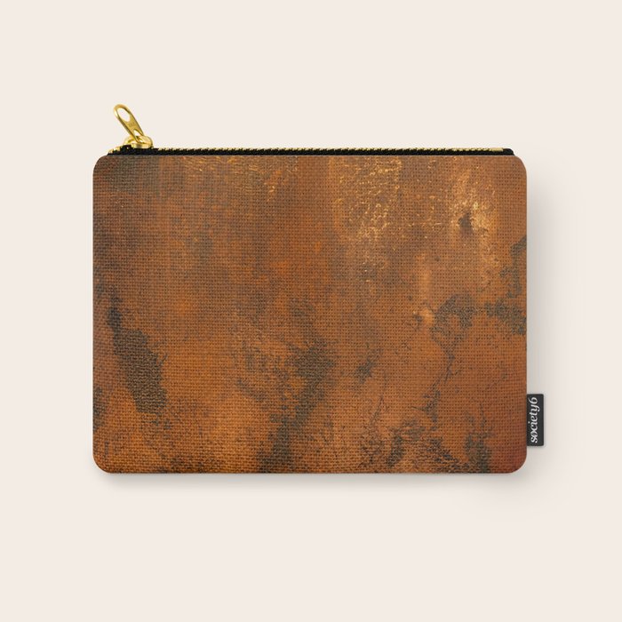 Aesthetic Rust Copper Japandi Art Carry All Pouch Gallery Image 1