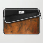 Aesthetic Rust Copper Japandi Art Laptop Sleeve Gallery Image 2