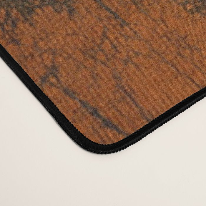 Aesthetic Rust Copper Japandi Art Desk Mat Gallery Image 4