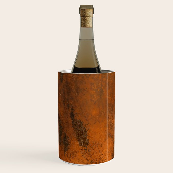 Aesthetic Rust Copper Japandi Art Wine Chiller Gallery Image 2