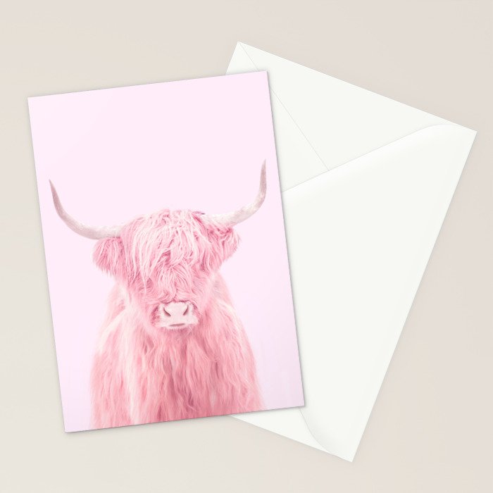 HIGHLAND COW Stationery Card Gallery Image 2