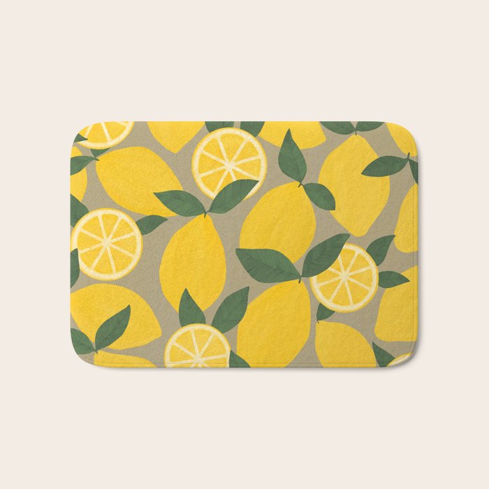 Canned Lemons Bath Mat Gallery Image 1