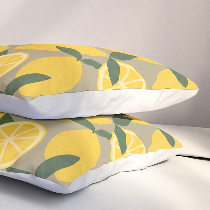 Canned Lemons Pillow Sham Gallery Image 3