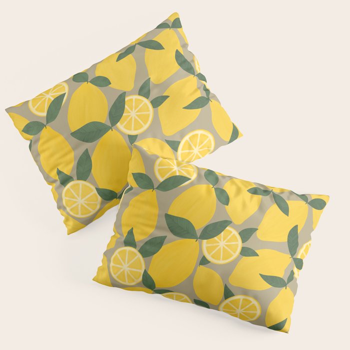 Canned Lemons Pillow Sham Gallery Image 3