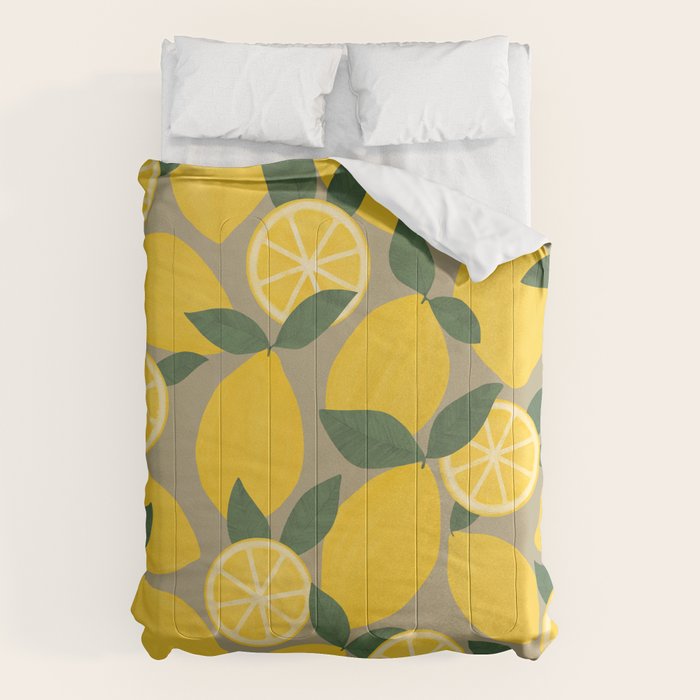 Canned Lemons Comforter Gallery Image 6