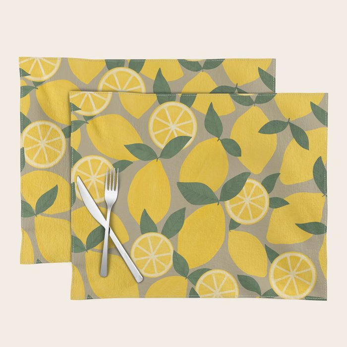 Canned Lemons Placemat