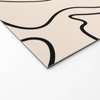 Abstract Single Line Face  Welcome Mat Gallery Image 2