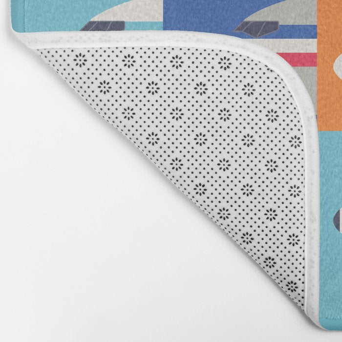 Retro Airline Nose Livery - USA Bath Mat Gallery Image 2