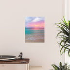 Aerial Photography Beautiful: Turquoise Sunset Relaxing, Peaceful, Coastal Seashore Poster Gallery Image 2