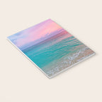 Aerial Photography Beautiful: Turquoise Sunset Relaxing, Peaceful, Coastal Seashore Notebook Gallery Image 3