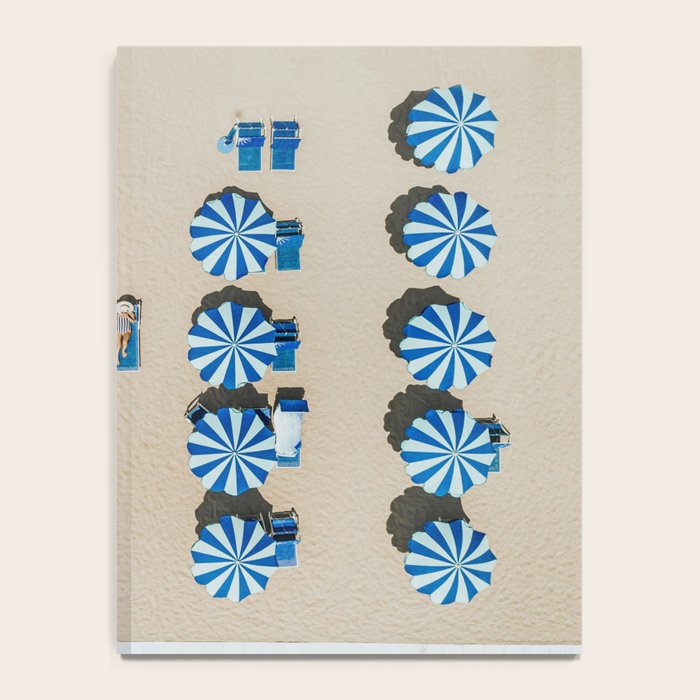 Aerial view of the beach in Rimini, Italy. Notebook Gallery Image 4