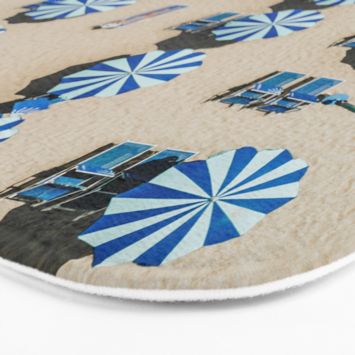 Aerial view of the beach in Rimini, Italy. Bath Mat Gallery Image 3