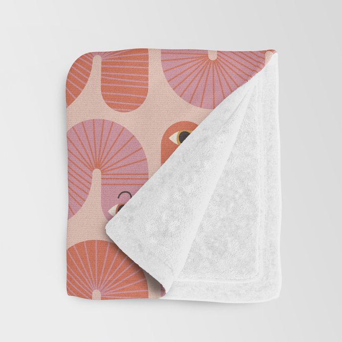 Happy Worm Happy Life Throw Blanket Gallery Image 3