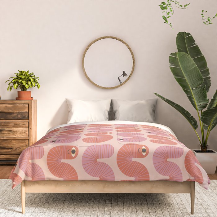 Happy Worm Happy Life Comforter Gallery Image 3